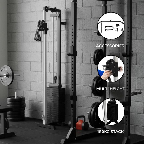 Cable pulley machine - pulley, crossover